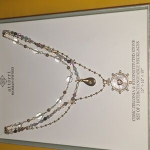 Atterri Gold and Silver Multi-Layer Necklace